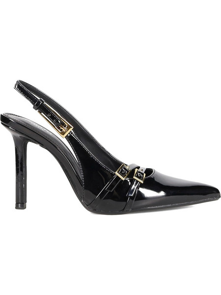 Migato Γόβες Slingback Λουστρίνι με Τακούνι Στιλέτο Μαύρες 100048882-014