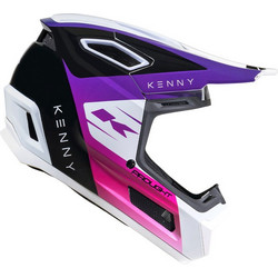 Kenny Prolight Team Κράνος Ποδηλάτου Βουνού / BMX / Dirt Μωβ Λευκό Μαύρο
