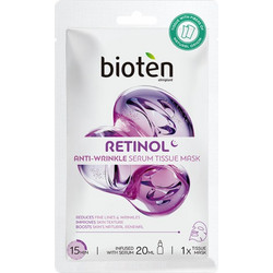 Bioten Retinol Sheet Μάσκα Προσώπου για Αντιγήρανση & Ενυδάτωση με Ρετινόλη 1τμχ