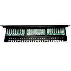Digitus DN-91524U-EC Patch Panel Keystone Rack 1U 19" 50 Θυρών Cat.5e Shielded