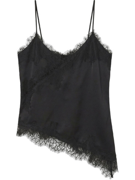 Vero Moda Γυναικείο Καλοκαιρινό Lingerie Top Σατέν Μαύρο 10352170