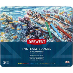 Derwent Inktense Κασετίνα Ξυλομπογιές Σετ 24τμχ D2300443