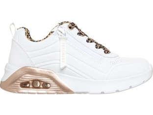 Skechers Uno Lite 2.0 Παιδικά Sneakers Λευκά Χρυσά 310708L-WHT