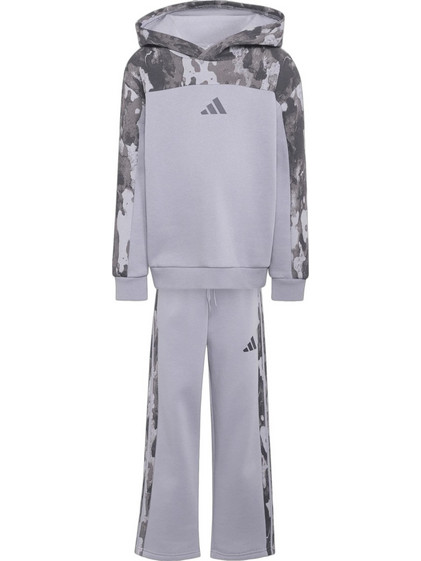 Adidas Παιδικό Σετ Φόρμας Λιλά KT4142