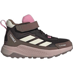 Adidas Terrex Anylander Παιδικά Αρβυλάκια Καφέ Ροζ Αδιάβροχα με Σκρατς KJ2670