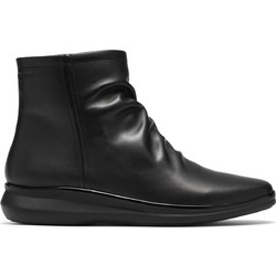 Clarks Γυναικεία Μποτάκια Αστραγάλου Δερμάτινα Μαύρα Αδιάβροχα 26327501