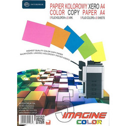 interDRUK Χαρτί Α4 80gr/m² 100 Φύλλα Πολύχρωμο