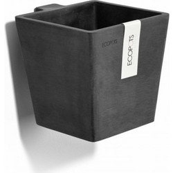 Ecopots Manhattan Small Κρεμαστή Γλάστρα Εξωτερικού Χώρου Ορθογώνια Ανθρακί 15x17.5x15cm 31793