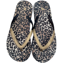 Billabong Izabal Γυναικείες Σαγιονάρες Μαύρες Χρυσές S9FF05BIP5-328