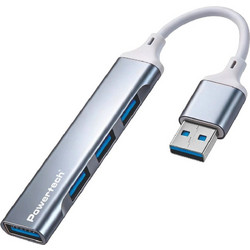 Powertech PTR-0207 USB Hub 3.0 USB-A με 4 Θύρες USB-A