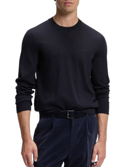 Hugo Boss Ανδρική Πλεκτή Μπλούζα Navy Μπλε 50571914-404