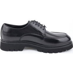 Versace 19V69 Ανδρικά Μοκασίνια Boat Shoes Δερμάτινα Μαύρα YO-2138-X8
