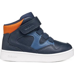 Geox Eclyper Παιδικά Sneakers Μποτάκια Navy Μπλε Πορτοκαλί B665LB000BCC0659