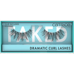 Catrice Faked Dramatic Curl Βλεφαρίδες Ενιαίες Σετ με Κόλλα C124374