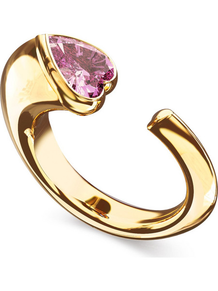 Guess Crystal Love Γυναικείο Δαχτυλίδι από Ατσάλι Xρυσό UBR06362JWYGPK