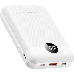 Veger S20 Power Bank 20000mAh 22.5W με 2 Θύρες USB-A & Θύρα USB-C Quick Charge 3.0 & Power Delivery White