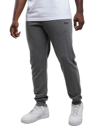 Nuff Ανδρικό Παντελόνι Φόρμας Fleece με Λάστιχο Ανθρακί M27-74093-26