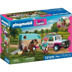 Playmobil I Love You Horses Όχημα 4x4 με Τρέιλερ Μεταφοράς Αλόγου για 4+ Ετών 72129
