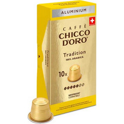 Chicco D'Oro Κάψουλες Espresso Tradition 100% Arabica Συμβατές με Μηχανή Nespresso 10τμχ