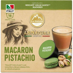 La Natura Lifestyle Κάψουλες Espresso Pistachio Macaron Συμβατές με Μηχανή Dolce Gusto 16τμχ