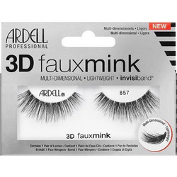 Ardell 3D Faux Mink 857 Βλεφαρίδες Ενιαίες C32297 2τμχ