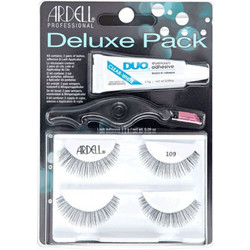 Ardell Deluxe 109 Kit Βλεφαρίδες Ενιαίες Σετ με Κόλλα C24627