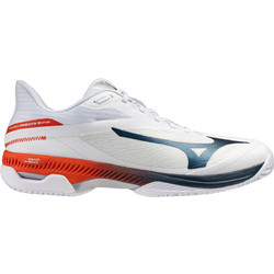 Mizuno Wave Exceed Court 2 Clay Ανδρικά Αθλητικά Παπούτσια για Τένις Λευκά 61GC2620-02