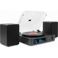 Audizio DJPIK314 NORFOLK Ηχοσύστημα Hi-Fi 80W με Bluetooth Anthracite