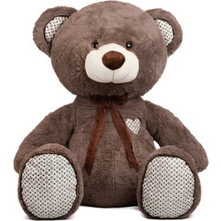 Amek Toys Αρκούδος Καφέ με Κορδέλα 100cm 073129