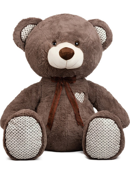 Amek Toys Αρκούδος Καφέ με Κορδέλα 100cm 073129