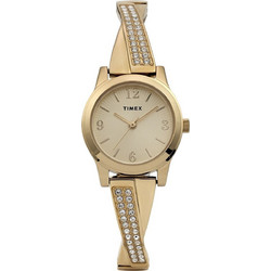 Timex Γυναικείο Ρολόι με Χρυσό Μεταλλικό Μπρασελέ TW2Y39300