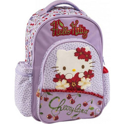 Graffiti Hello Kitty Cherryland Σχολική Τσάντα Πλάτης Δημοτικού Λιλά 69213