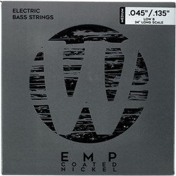 Warwick EMP Σετ 5 Χορδές Ηλεκτρικού Μπάσου Nickel Plated Steel 45-135" Medium Tension
