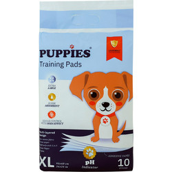 Puppies Επιδαπέδιες Πάνες Σκύλου με Αυτοκόλλητα 90x60cm 10τμχ