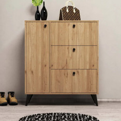 Stewe Home Παπουτσοθήκη Ξύλινη M90xΠ35xΥ105cm STE-001885-P1885