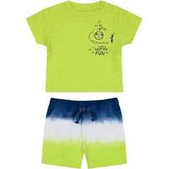 Energiers Βρεφικό Σετ για Αγόρι Καλοκαιρινό Lime Navy Μπλε 11-224488-0