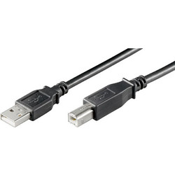 06.005.0098 Καλώδιο USB-A Male 2.0 to USB-B Male 3m Black