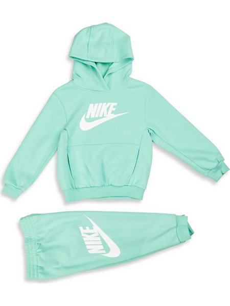Nike Βρεφικό Σετ Φόρμας Χειμωνιάτικο Πράσινο Mint 66L135-E8G