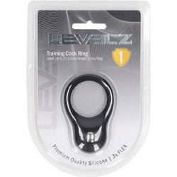 Shots Levelz Ελαστικό Δαχτυλίδι Πέους Σιλικόνης 4.2mm Μαύρο