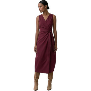 Helmi Midi Βραδινό Φόρεμα Κρουαζέ Μπορντό 58-05-109 Helmi Midi Βραδινό Φόρεμα Κρουαζέ Μπορντό 58-05-109