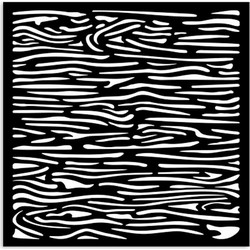 Stamperia Στένσιλ Σχέδια Silent Sea Wood Pattern 12x12cm KSTDS460