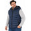 Double Αμάνικο Ανδρικό Μπουφάν Χειμωνιάτικο Puffer Navy Μπλε SMJK-2104