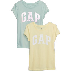 Gap Σετ Παιδικά T-Shirt Κοντομάνικα Πράσινο Mint Κίτρινο 843812001