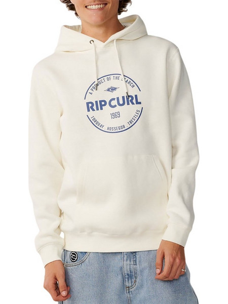 Rip Curl Ανδρικό Φούτερ με Κουκούλα & Τσέπες Μπεζ 0CKMFL-3021