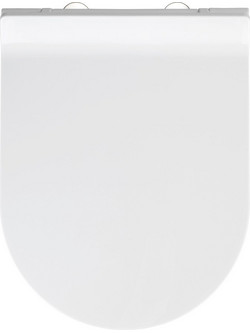 Wenko Καπάκι Λεκάνης D-Shape Πλαστικό Λευκό 46x36cm 224151121