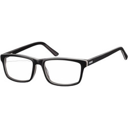 Sunoptic A69H Ανδρικός Σκελετός Γυαλιών Οράσεως Κοκάλινος Μαύρος