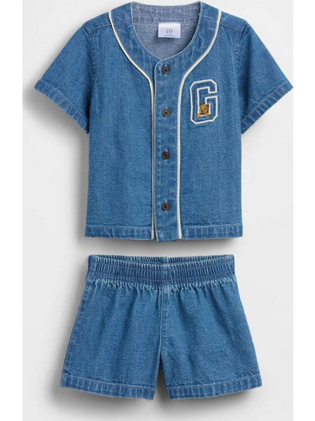 Gap Βρεφικό Σετ Καλοκαιρινό Royal Blue 898664000