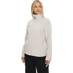 DKNY Γυναικεία Ζακέτα Fleece Μακριά με Φερμουάρ Εκρού DP5J9479-00E2