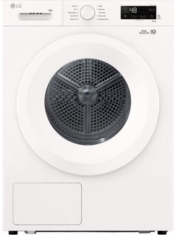 LG RHX1008NWB Στεγνωτήριο Ρούχων 9kg με Αντλία Θερμότητας White
