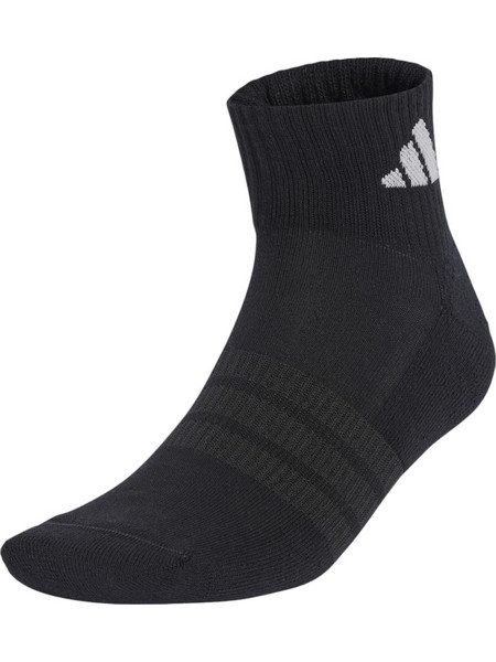 Adidas Ανδρικές Κάλτσες Κοντές Μαύρες 3Pack KR7116